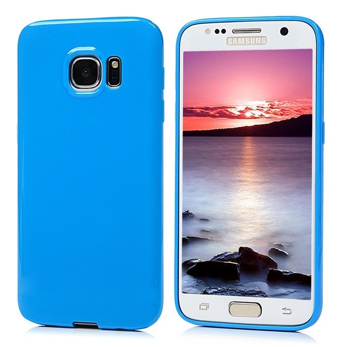 Badalink Galaxy S7 Case Candy Color Soft TPU Rubber Skin Bumper Case Shockproof Flexible Easy Grip Slip Rrsistant... N36