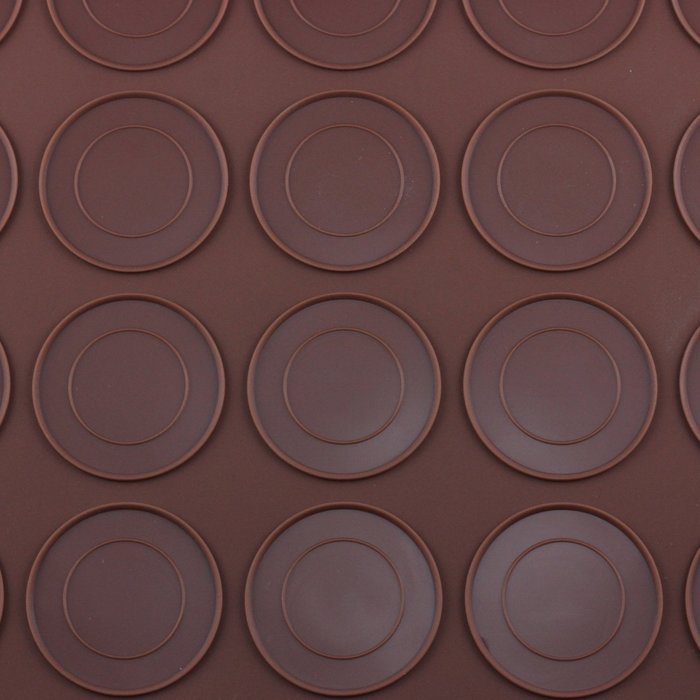 Mujiang Silicone Macaron Kit Decorating Piping Pot Pastry Baking Mat Capacity 30