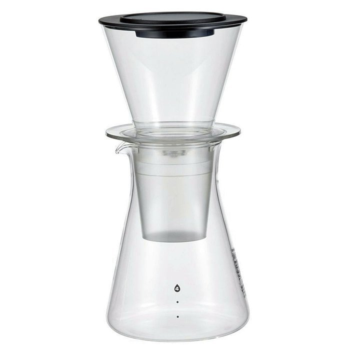 Iwaki Water Drip 4 Cup Cold Brew Dutch Coffee, Tea Maker