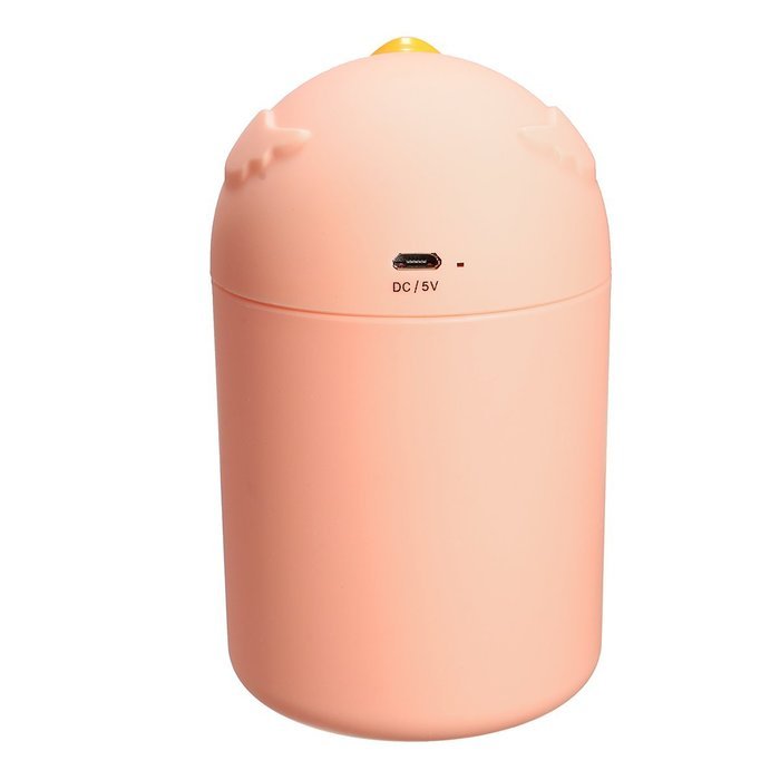 KING DO WAY USB Mini Bird Shape Ultrasonic Humidifier Air Mist Maker Purifier for Home Office SPA Bedroom Yellow N13