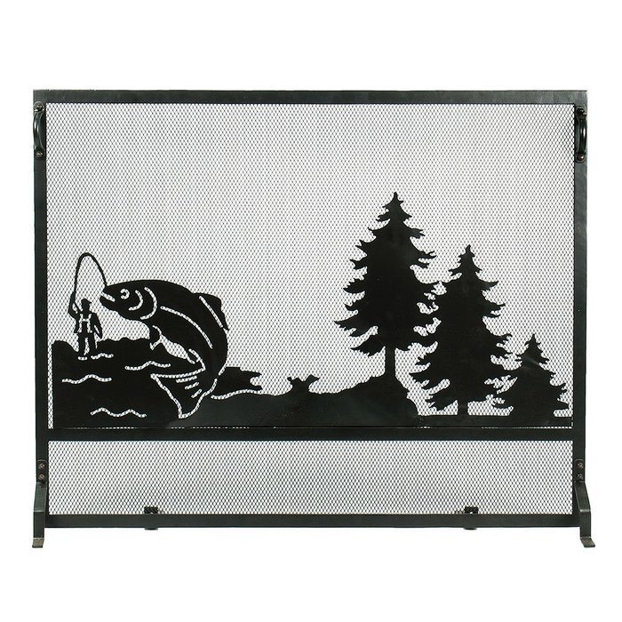 Minuteman International Big Fish Fireplace Screen