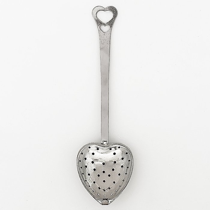 Stainless Steel Heart Shaped Tea Infuser Filter Spoon Strainer