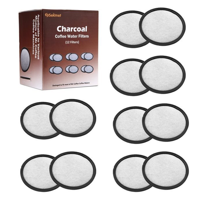 Sekmet Replacement Charcoal Water Filters for Mr Coffee Coffee Maker