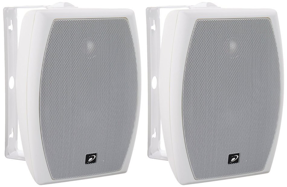 Dayton Audio IO525W 5-1/4" 2-Way Indoor/Outdoor Speaker Pair White