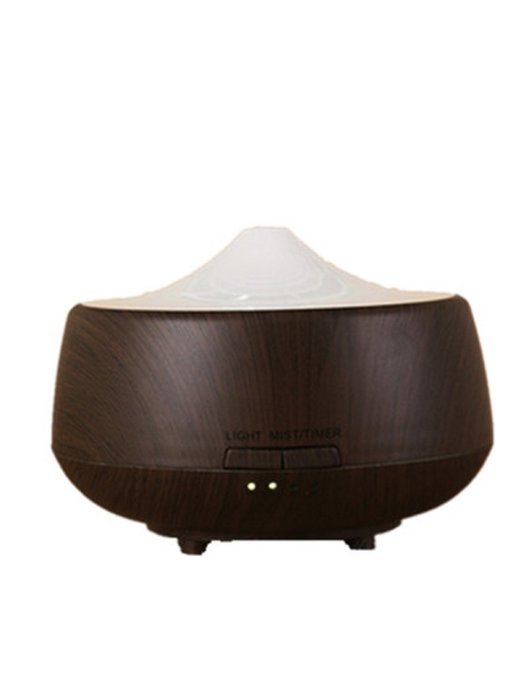 250ml Aromatherapy Essential Oil Diffuser, Wood Grain (Black) N2
