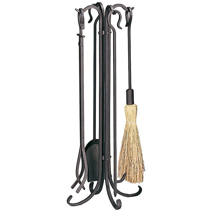 Uniflame, F-1648, 5 Pc Bronze Heavy Weight Rustic Fireset N3