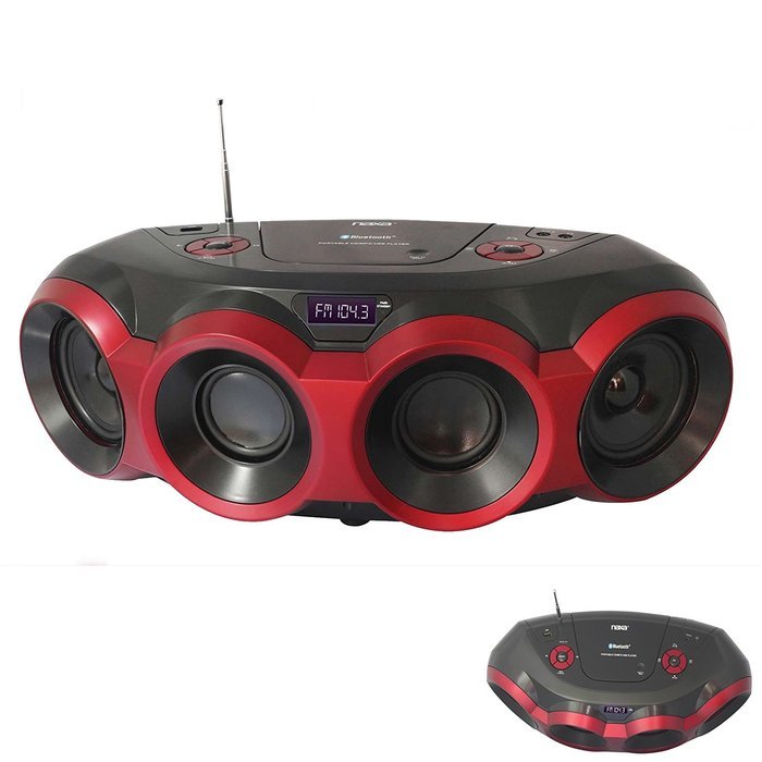 Naxa MP3/CD Boombox with Bluetooth N2