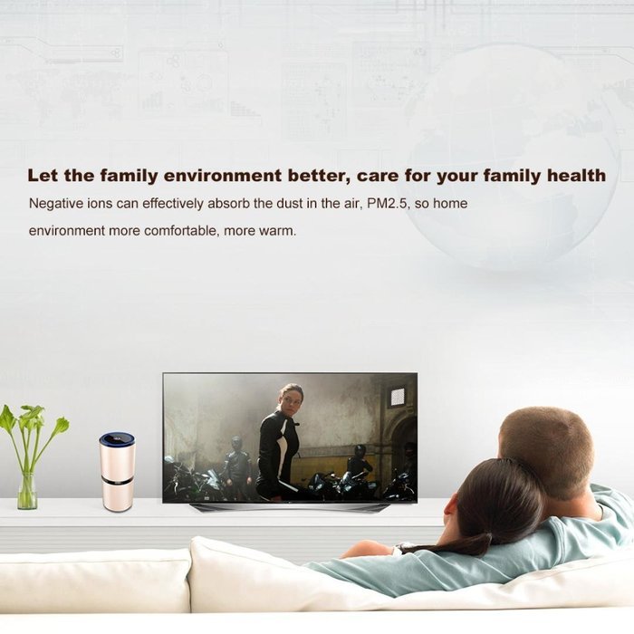 Becoler Car Air Purifier,Smart Car Air Ionizer, Ionic Purifier, Odor Eliminator, Auto Air Cleaner Car Freshener... N8