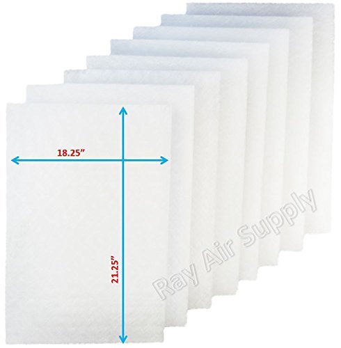 Respicaire CG MicroCLean 95 Air Cleaner Replacement Filter Pads 20x24 Refills (4 Pack)