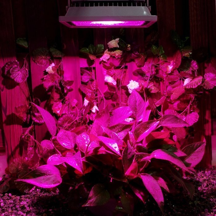 LVJING Led Grow Light Bulb, Hanging Flood light Kit, Waterproof, for Indoor Garden Greenhouse Hydroponic Plants... N40