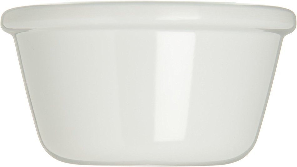 White Heavy Weight Melamine Smooth Ramekin 4 Ounce -- 48 per case