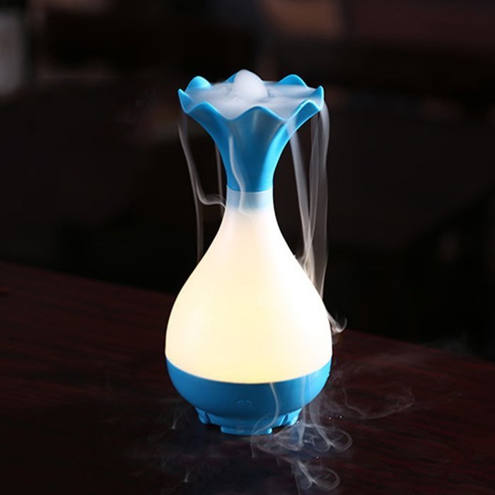 YJY Elegant Vase Aromatherapy Essential Oil Diffuser - USB Silent Ultrasonic Waterless Auto Shut-off Air Humidifier... N12