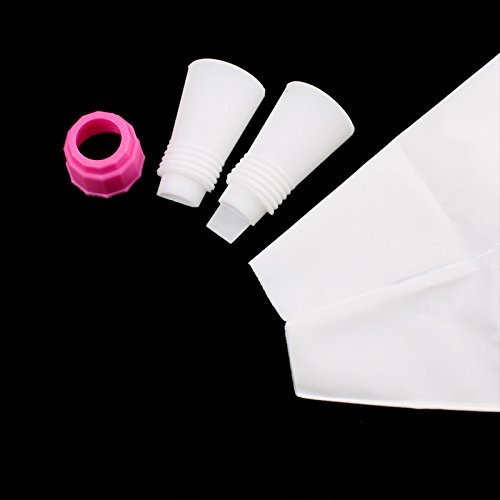 Zytho(TM) Hot SALE Icing Piping Bag Two Color Silicone Reusable Cake Decorating #67636 N3