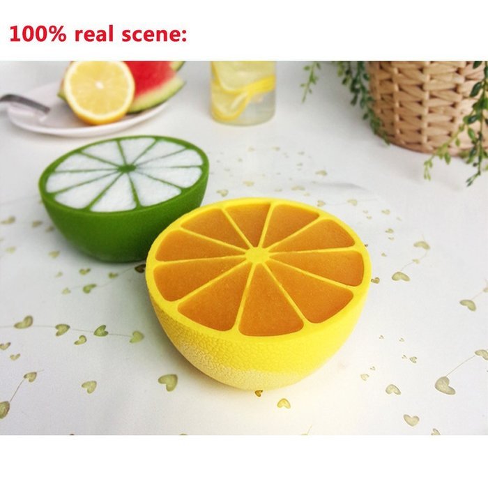 ProCIV Set of 2 Lemon Orange Convenient Juicer Funnel Shape Gift 2 Lemon Orange Peelers (Green) N3