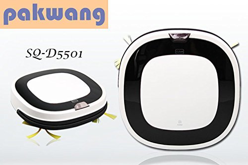 PAKWANG Wet and Dry Robot Vacuum Cleaner D5501 big mop with water tank, 2 suction nozzle and 3 models suction...