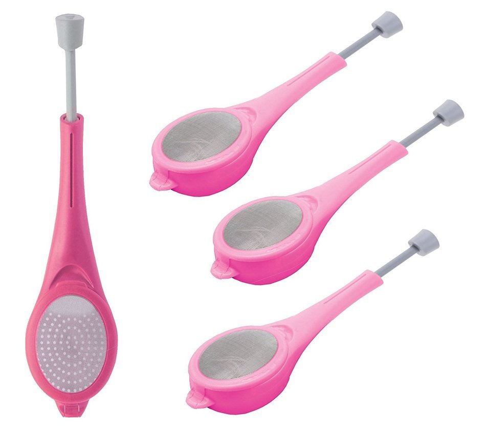 Jokari Jokari Total Tea Infuser, Pink, 1-Pack N3