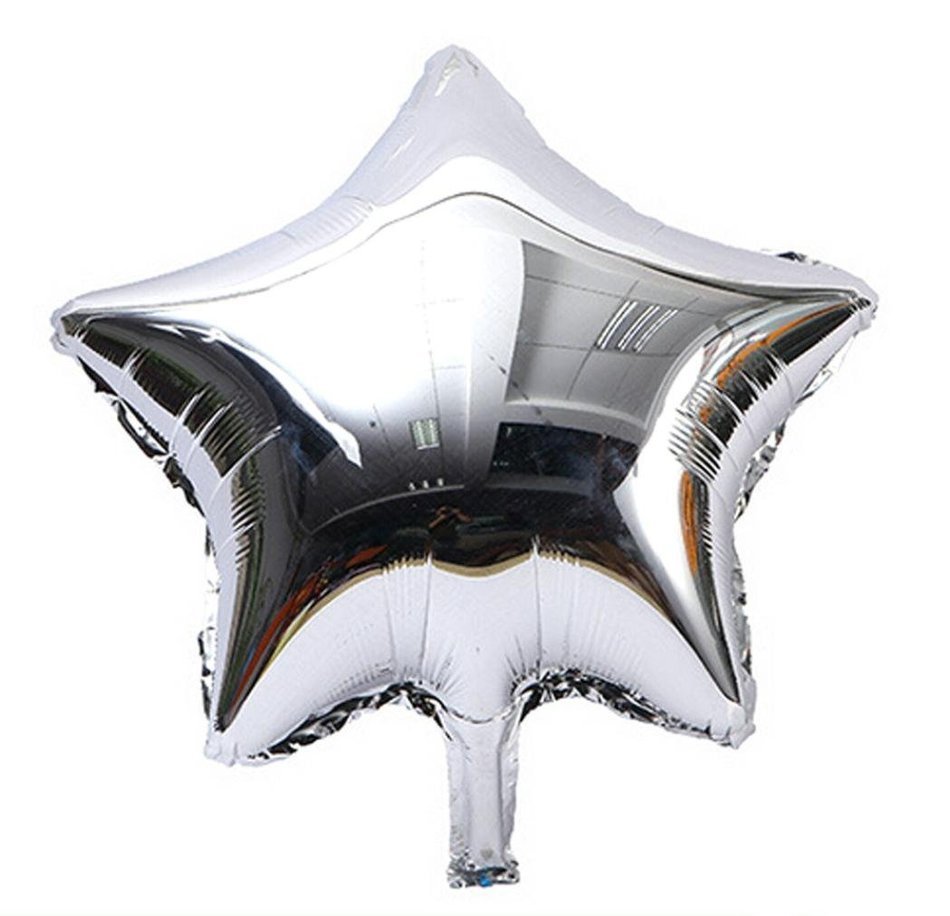 GBSELL 5 pcs 18 inch Foil Star Balloon Helium Metallic Birthday Summer Outdoor Party Wedding Decor (Gold) N2