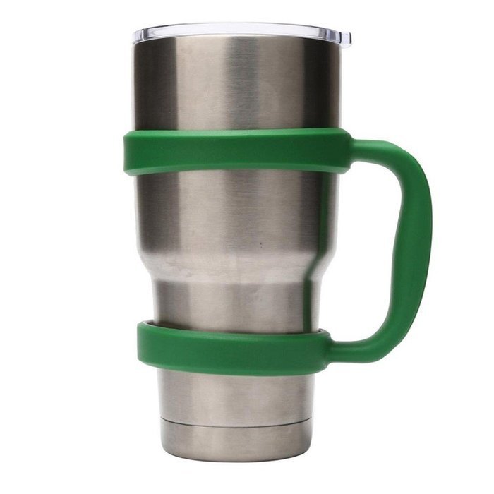 Morecome 30 Oz Stainless Steel Insulated Tumbler Mug Handle (Yellow) N3