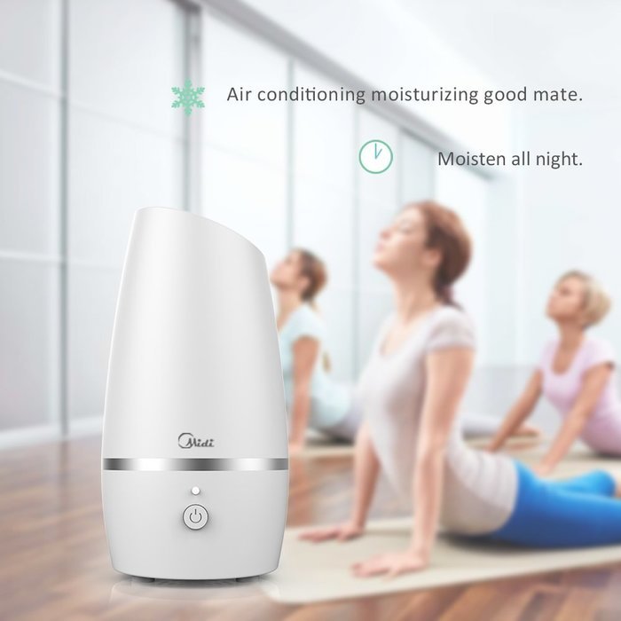 Midi latest ultrasonic cool mist aromatherapy oils aroma diffusion, Waterless Auto Shut-off and 7 Color LED Lights... N5