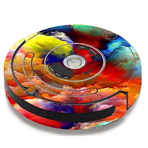 Skin Decal Vinyl Wrap For IRobot Roomba 650 655 Vacuum / Oil Paint