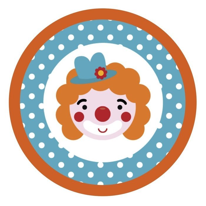 Big Top Circus {Clown} Edible Cake Topper Decoration