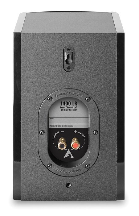 Atlantic Technology 1400LR-S-BLK Front Channel Speaker (Single, Black) N2