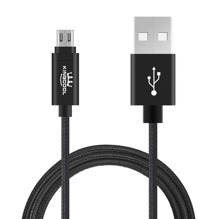 Kingcool Micro Usb Charge Cable 3 Pack 3.3 Ft 1m Durable Braided Nylon 