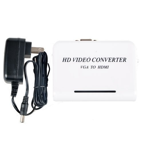 SLLEA for PC Laptop DVD 1080P Audio VGA to HDMI HD HDTV Video Adapter Converter Box N3