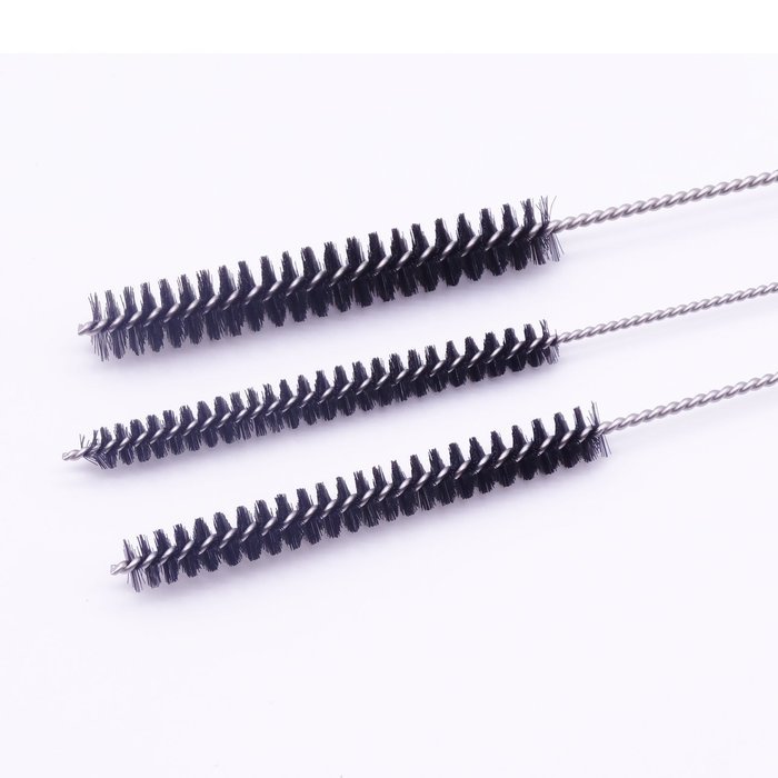 Maveek 8.2" Inch Black Nylon Tube Brush Pipe Cleaning Brushes,Set of 10 N4