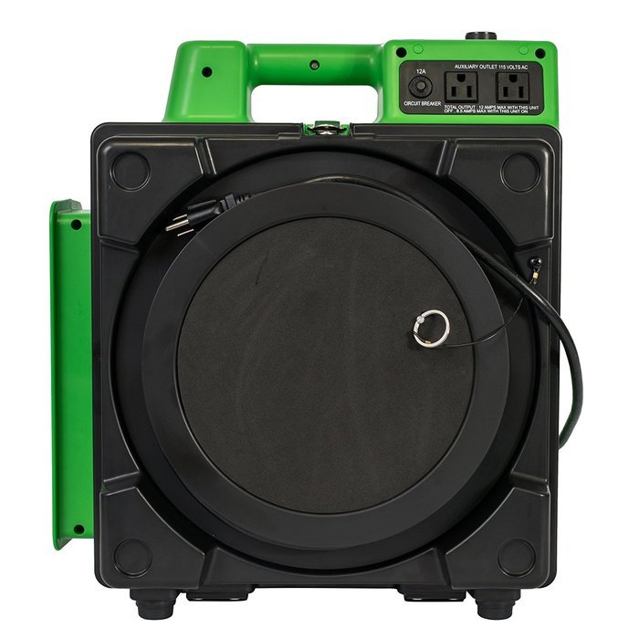 XPOWER X-2480A Professional 3 Stage Filtration HEPA Purifier System Mini Air Scrubber - Green N5