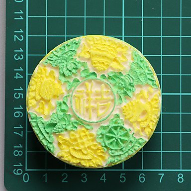 Sher Chinese Luck Chocolate Silicone Molds,Cake Molds,Soap Molds,Decoration Tools Bakeware N2