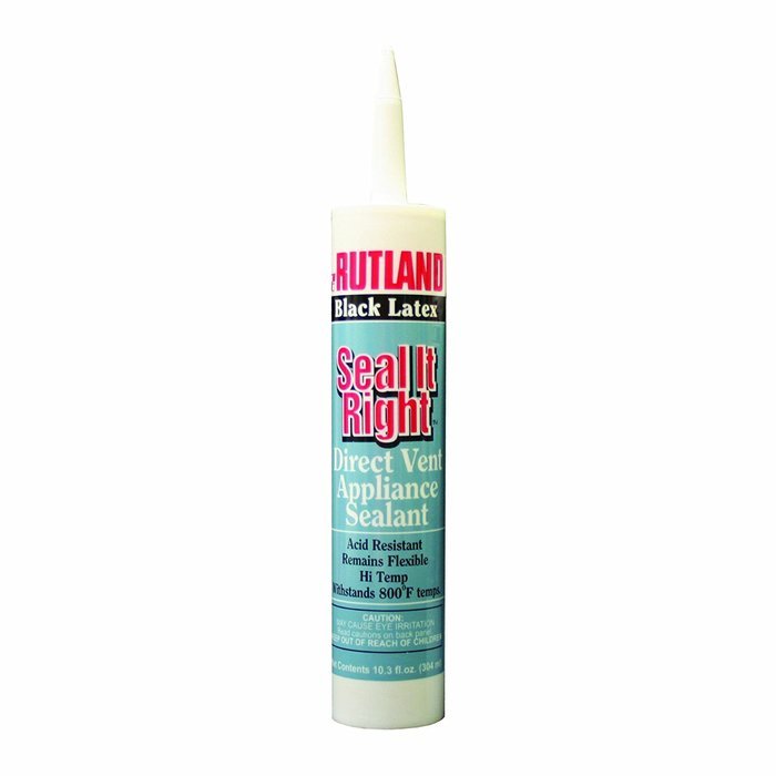 Rutland Seal it Right 800-Degree Latex, 10.3-Ounce Cartridge, Black