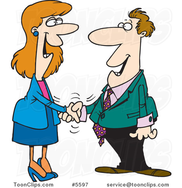 People Shaking Hands Clip Art N6 free image download