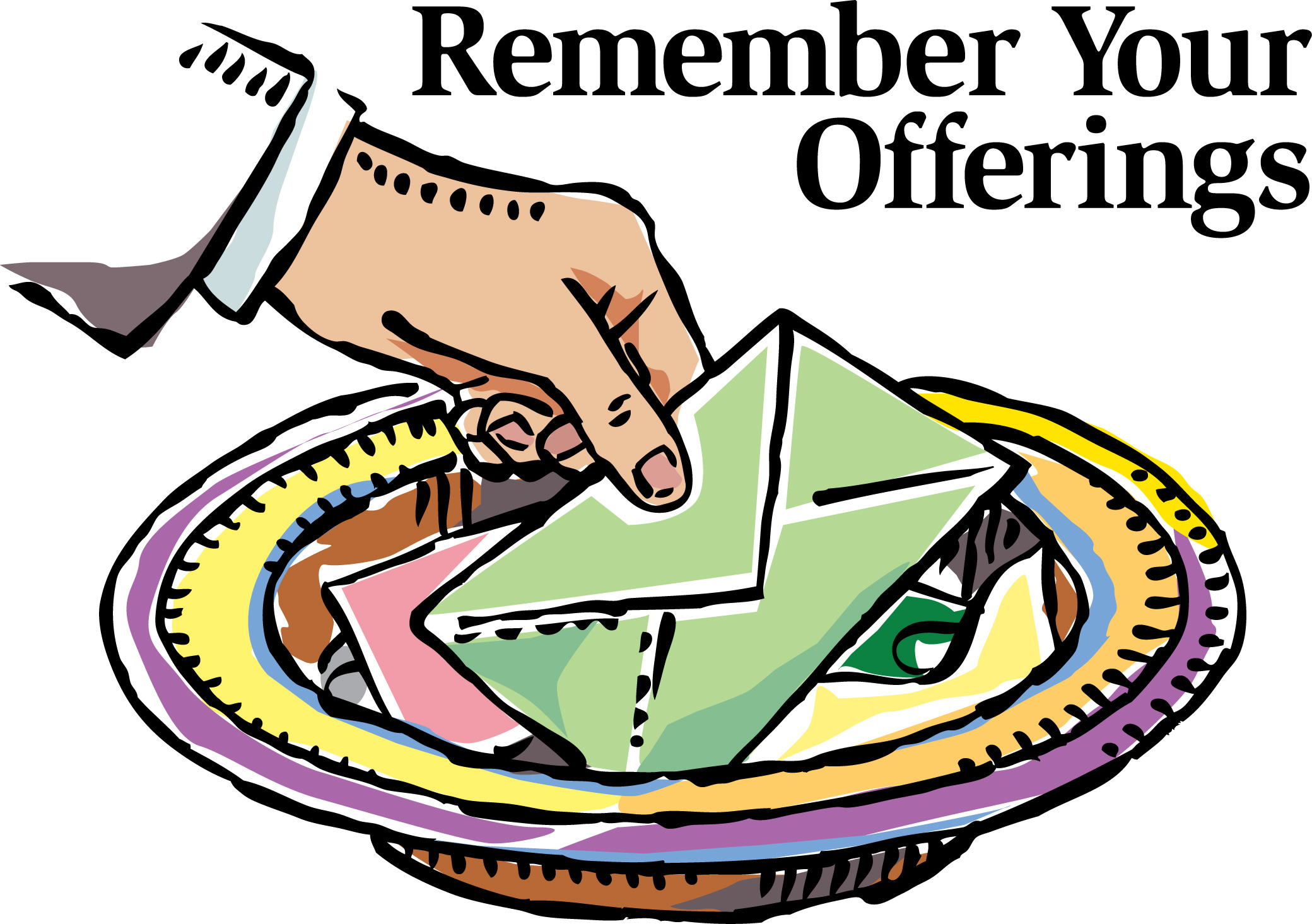 Symbol pastor giving an offering free image download