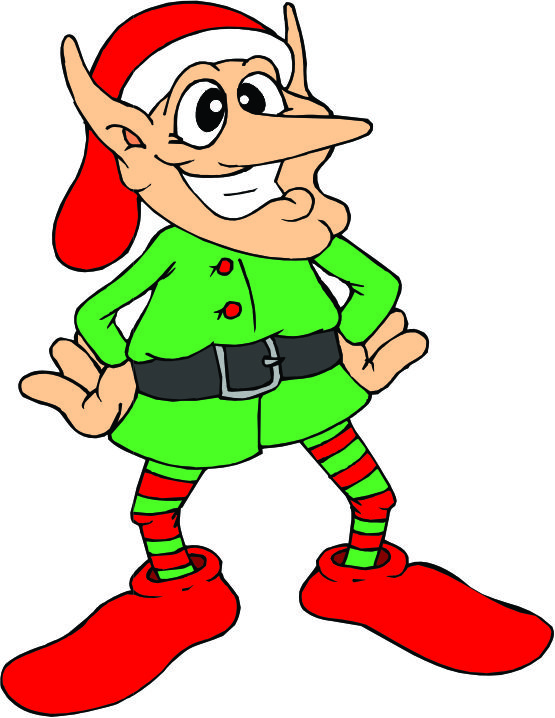 Cartoon Christmas Elves N3 free image download