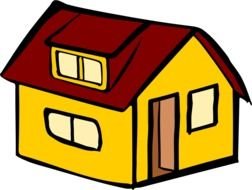 Yellow House Clip Art N2