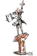 Preacher Clip Art drawing