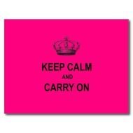 Keep Calm And Carry On Crown