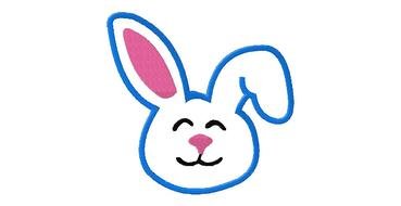 Easter Bunny Face drawing