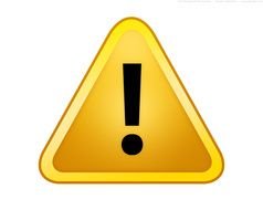 Sign With Warning clipart