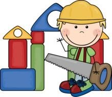 Cartoon colorful building clipart