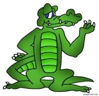 Alligator Clip Art N13