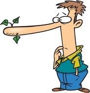 lier Nose drawing