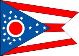 Flag Of The State Ohio drawing