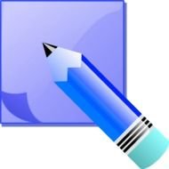 Pad And Pencil Clip Art
