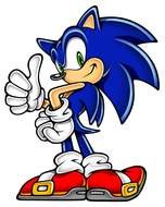 Sonic as a illustration