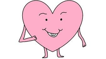 pink Heart Clip Art drawing