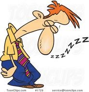 Cartoon Man Sleeping N2