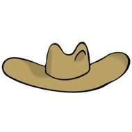 Cowboy Hat Clip Art drawing