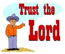 Trust In The Lord Clip Art